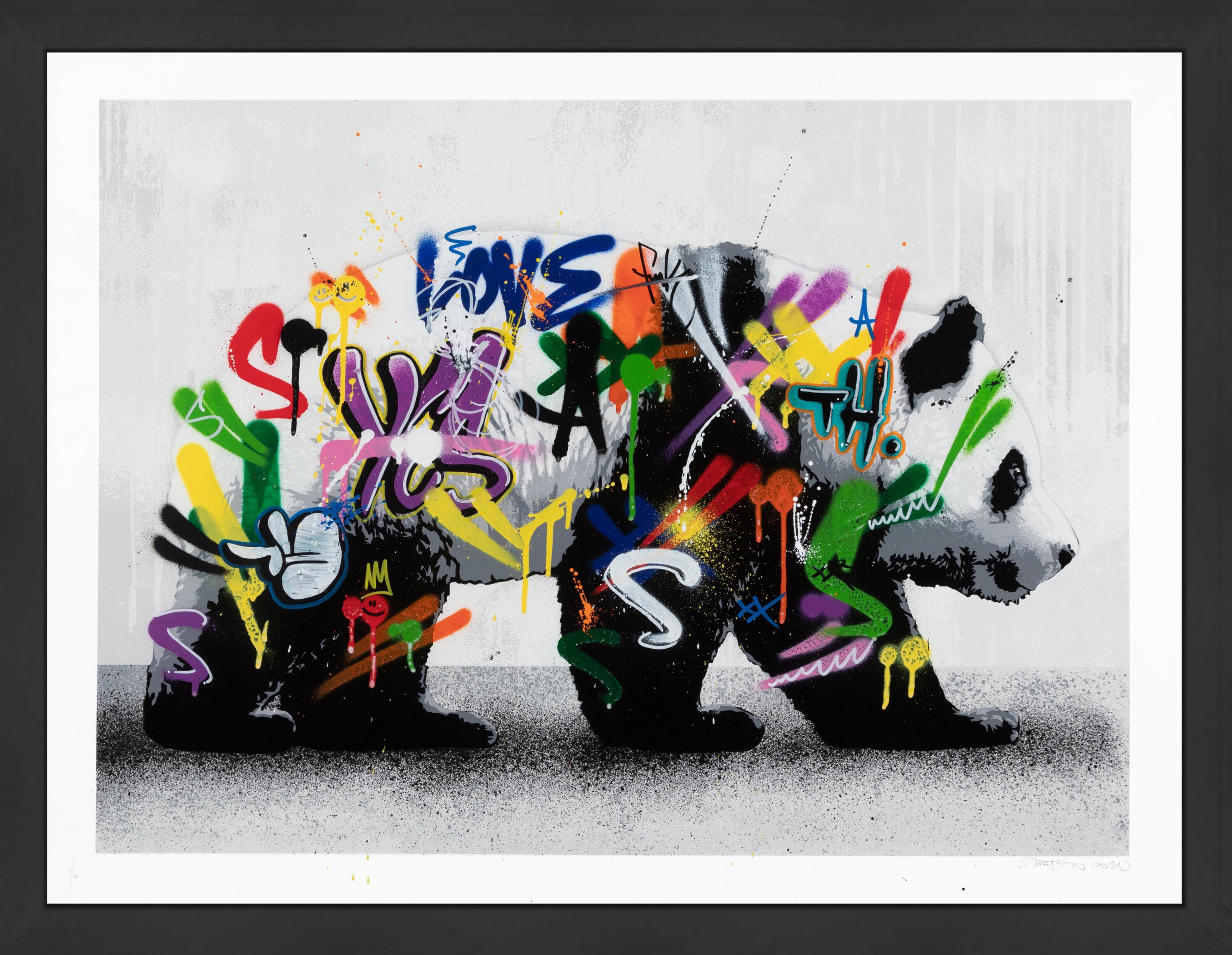 Panda (Unique Hand Finished Screen Print)