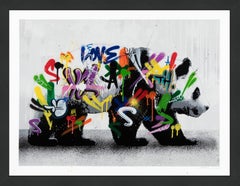 Panda (Unique Hand Finished Screen Print)