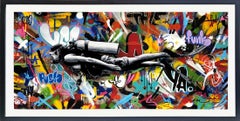 Scuba Diver (Large Framed Screen Print)