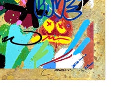 Scuba Diver (rare signed screen print on brass)