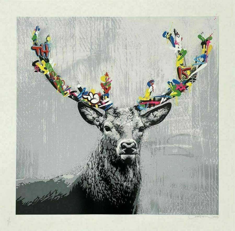 The Stag, Martin Whatson, 2020, Graffiti Street Art