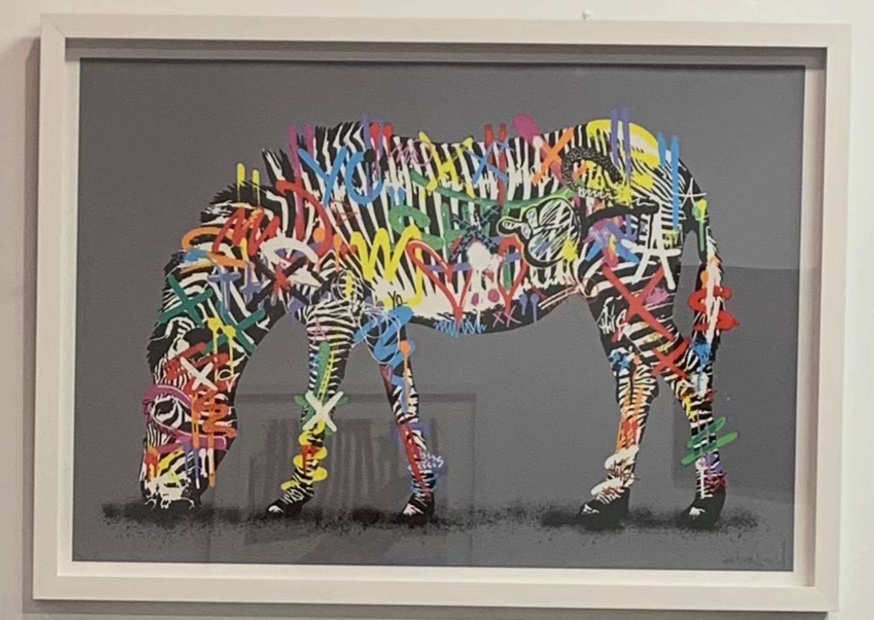 Zebra - Print by Martin Whatson