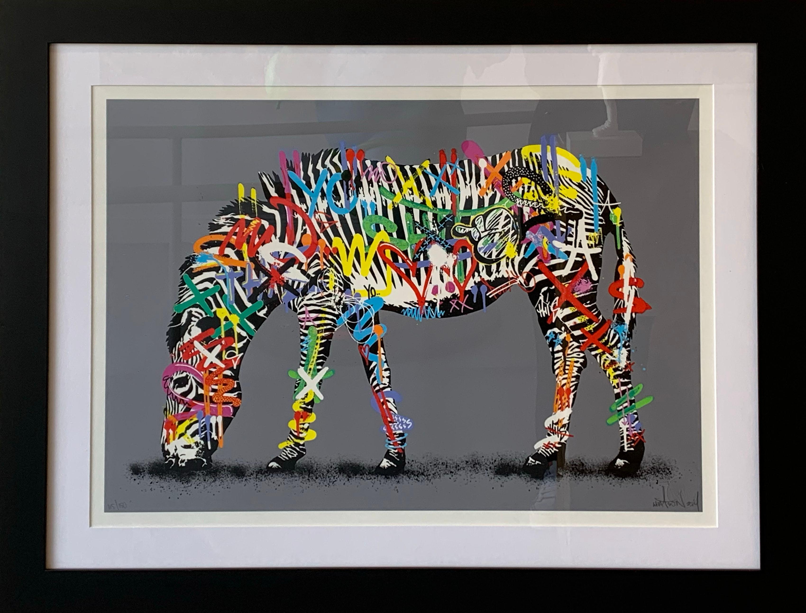 Zebra - Print by Martin Whatson