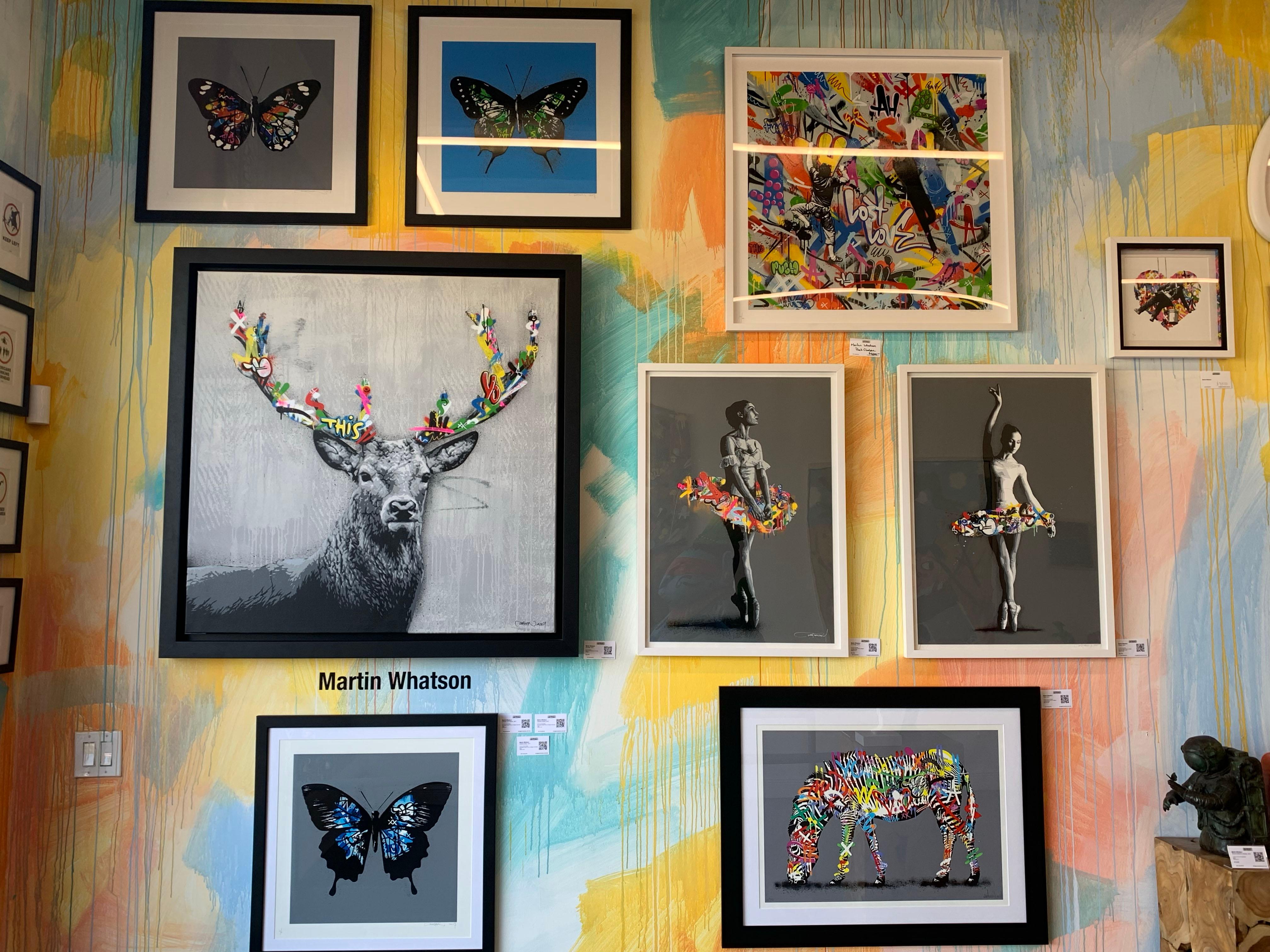 Artiste :  Martin Whatson 
Titre :  Zèbre
Taille :  19 7/10 x 27 3/5 pouces (50 x 70 cm)
Support : Sérigraphie 14 couleurs sur papier Somerset 300gsm
Edition :  de 150
Année :  2014
Notes : Signé à la main et numéroté par l'artiste. L'œuvre d'art