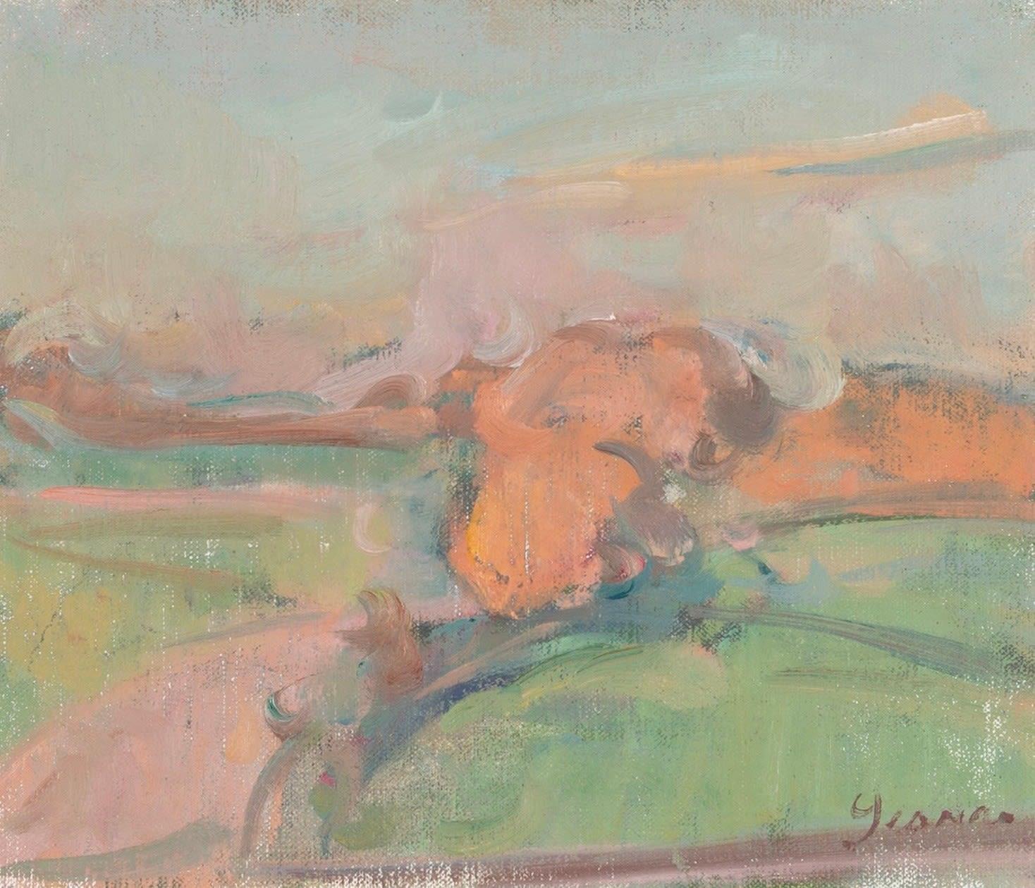 Autumn Trees, Salisbury Plain Painting by Martin Yeoman B. 1953

Additional information:
Medium: Oil on panel
Dimensions: 22 x 26 cm
8 5/8 x 10 1/4 in

Martin Yeoman was born in 1953, and studied with Peter Greenham at the Royal Academy Schools,