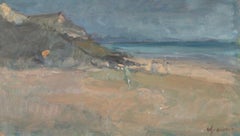 Beach with Cliffs (Dorset) Gemälde von Martin Yeoman
