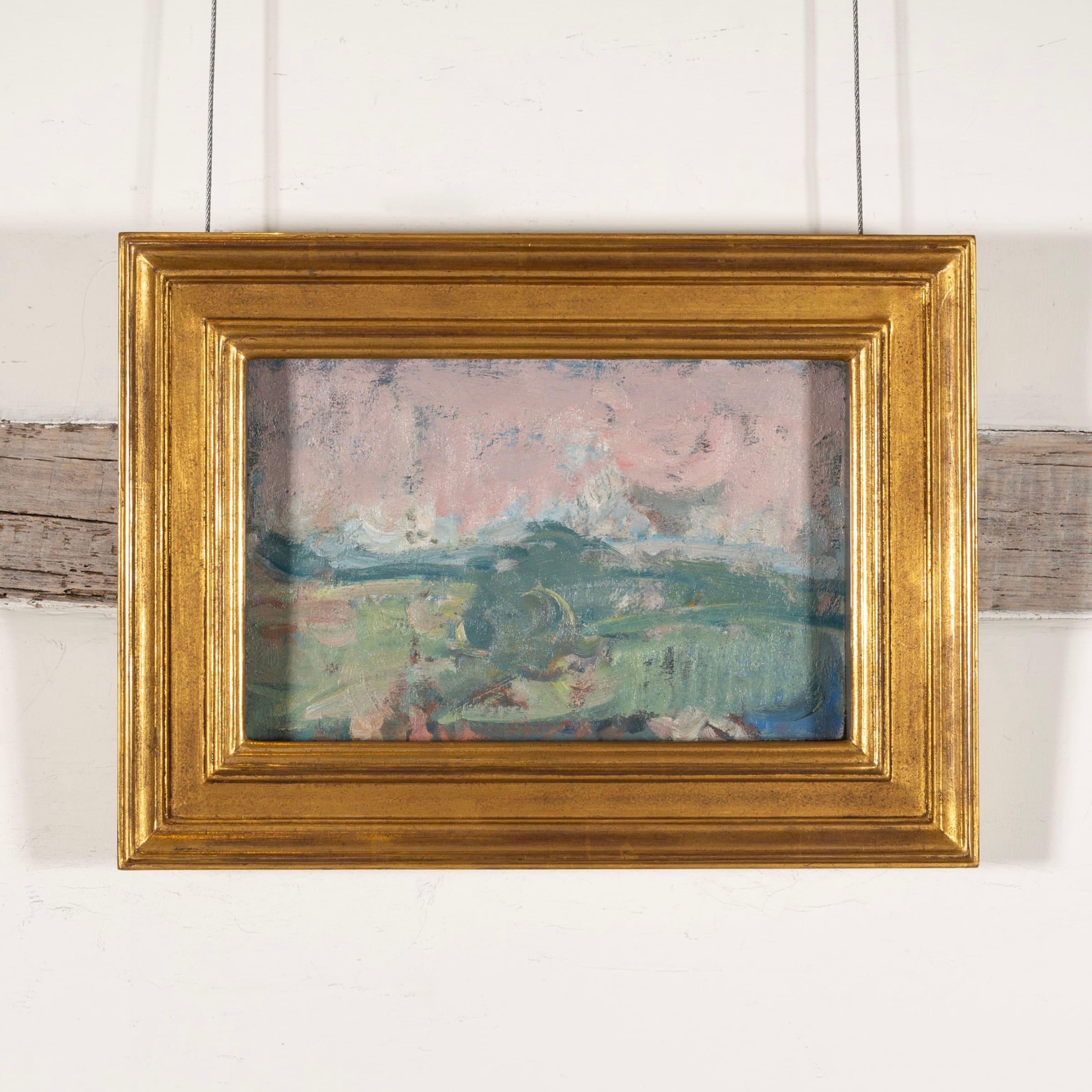 Paesaggio con alberi dipinto da Martin Yeoman, 2023 in vendita 1