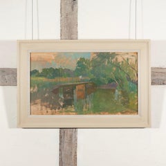 River Landscape Painting by Martin Yeoman