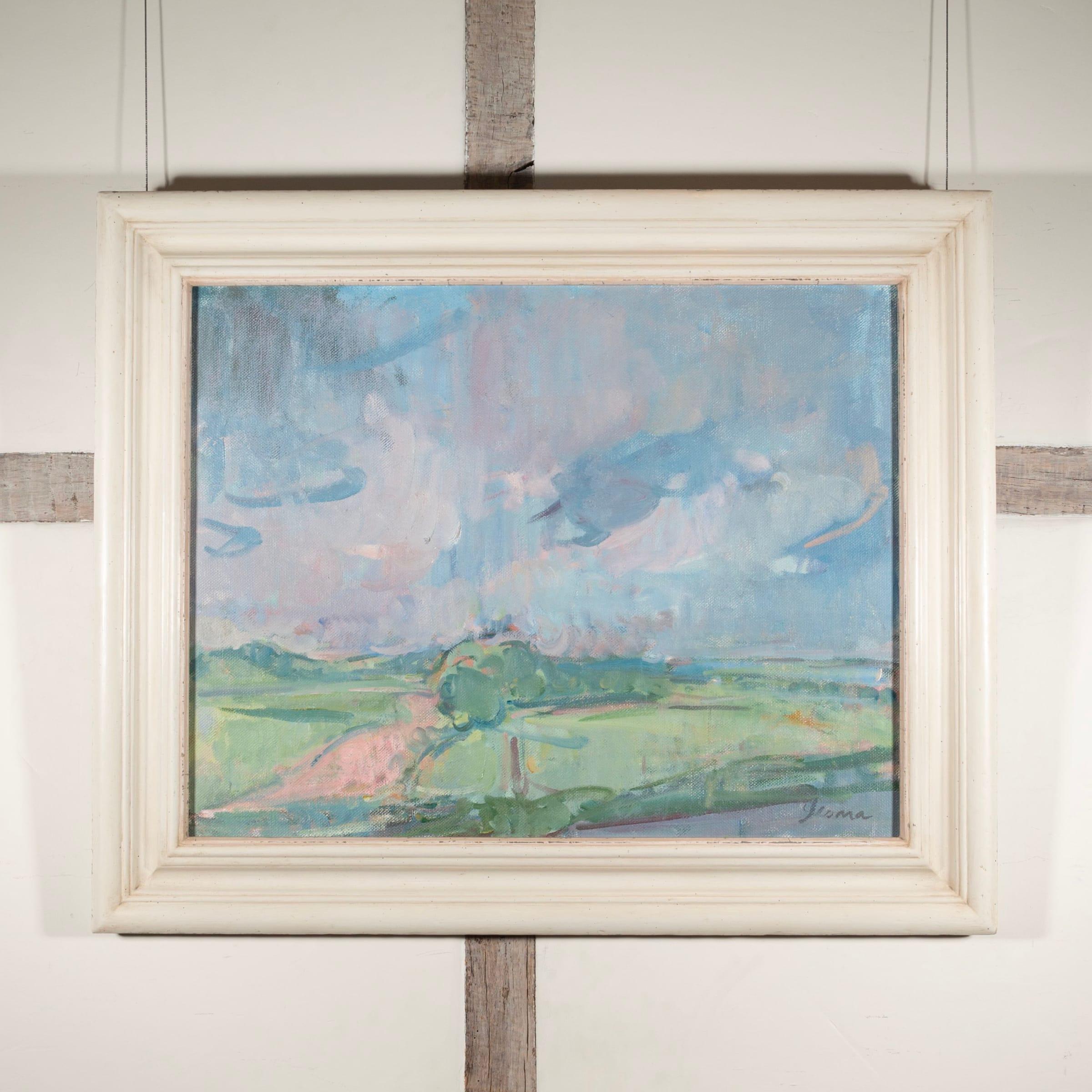 Salisbury Plain, Late Spring, Oil on Panel Painting by Martin Yeoman For Sale 1
