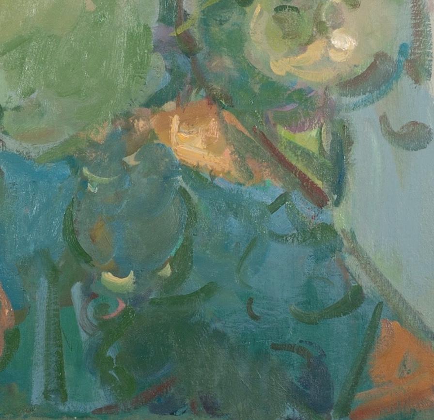 Naturaleza muerta en el asiento de una ventana, 2024
óleo sobre lienzo
78.5 x 63 cm
30 7/8 x 24 3/4 in

Martin Yeoman nació en 1953 y estudió con Peter Greenham en la Royal Academy Schools de Londres de 1975 a 1979. Obtuvo becas que le permitieron