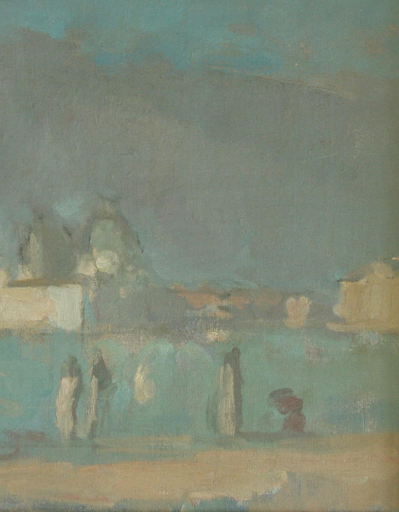 VEIW towards SANTA MAGDALENA - Impressionist Painting by Martin Yeoman