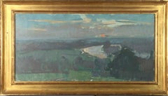 View over the River Thames from Richmond Hill 2003, Martin Yeoman. oil painting
