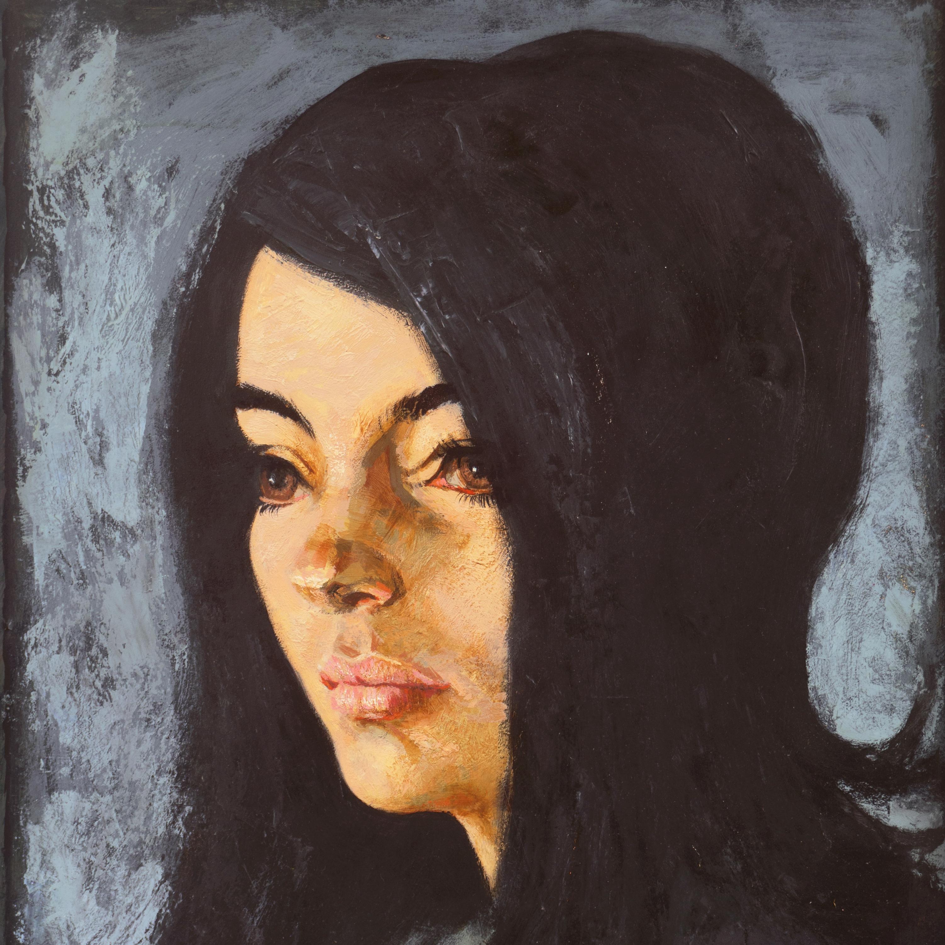 'Retrato de una mujer joven', Modernista de Filadelfia, PAFA, Escuela de Arte Baum en venta 1