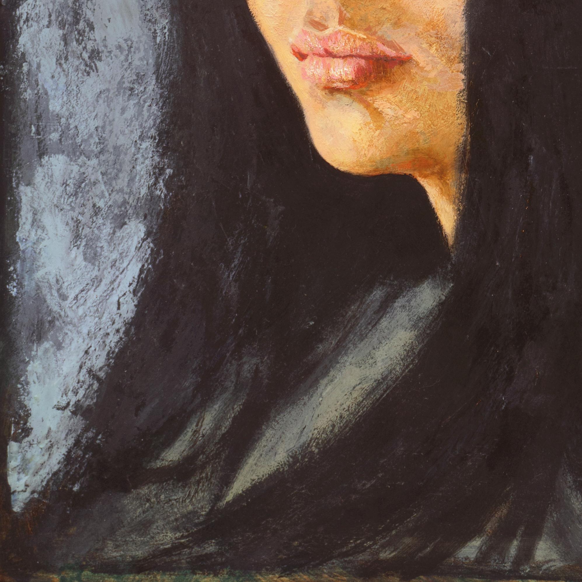 'Retrato de una mujer joven', Modernista de Filadelfia, PAFA, Escuela de Arte Baum en venta 4
