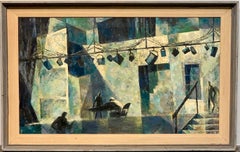 "Rehearsal" Mid 20th Century Modernism Theatre Broadway American Scene Realism