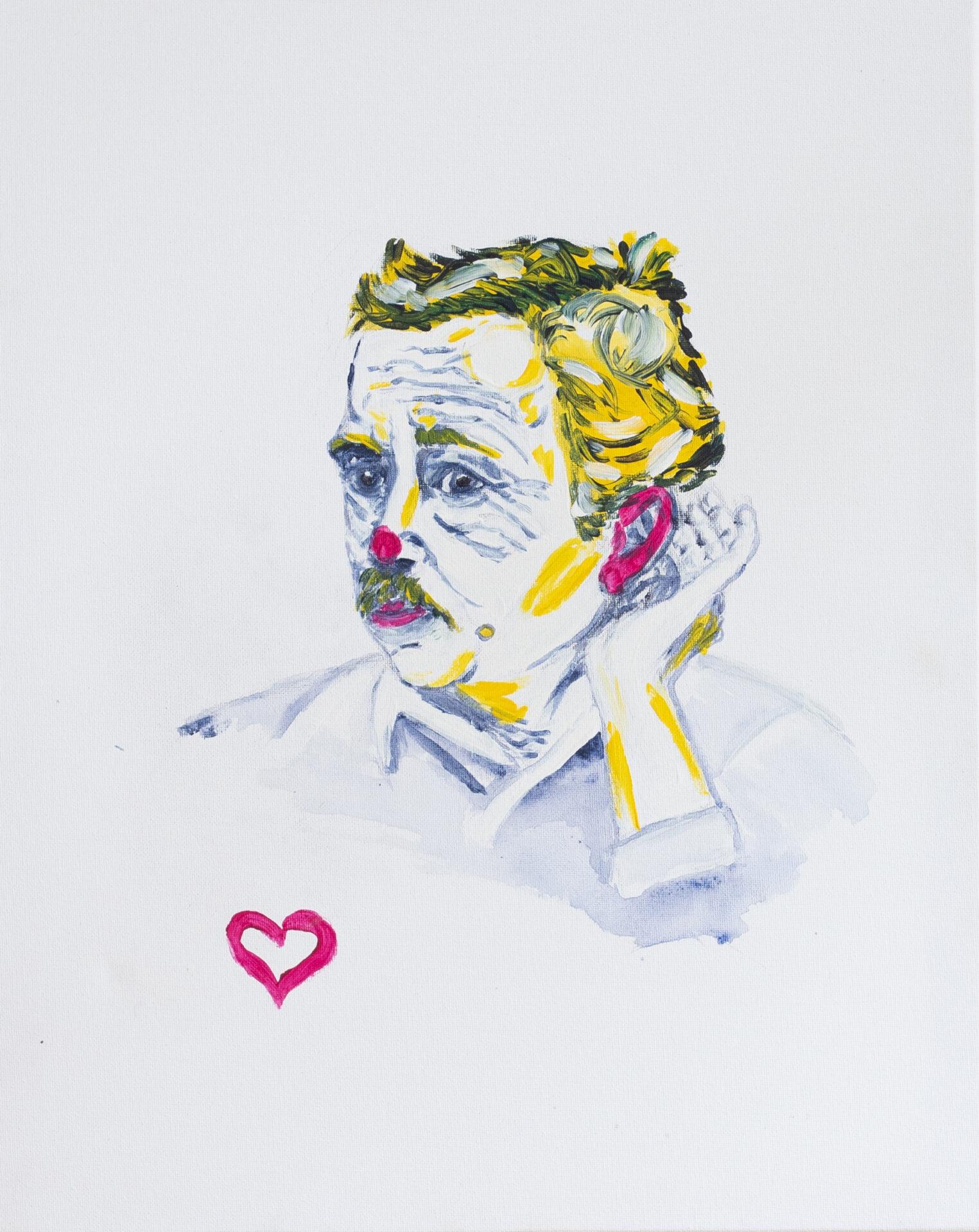 Vaclav Havel - Painting by Martina Bugárová