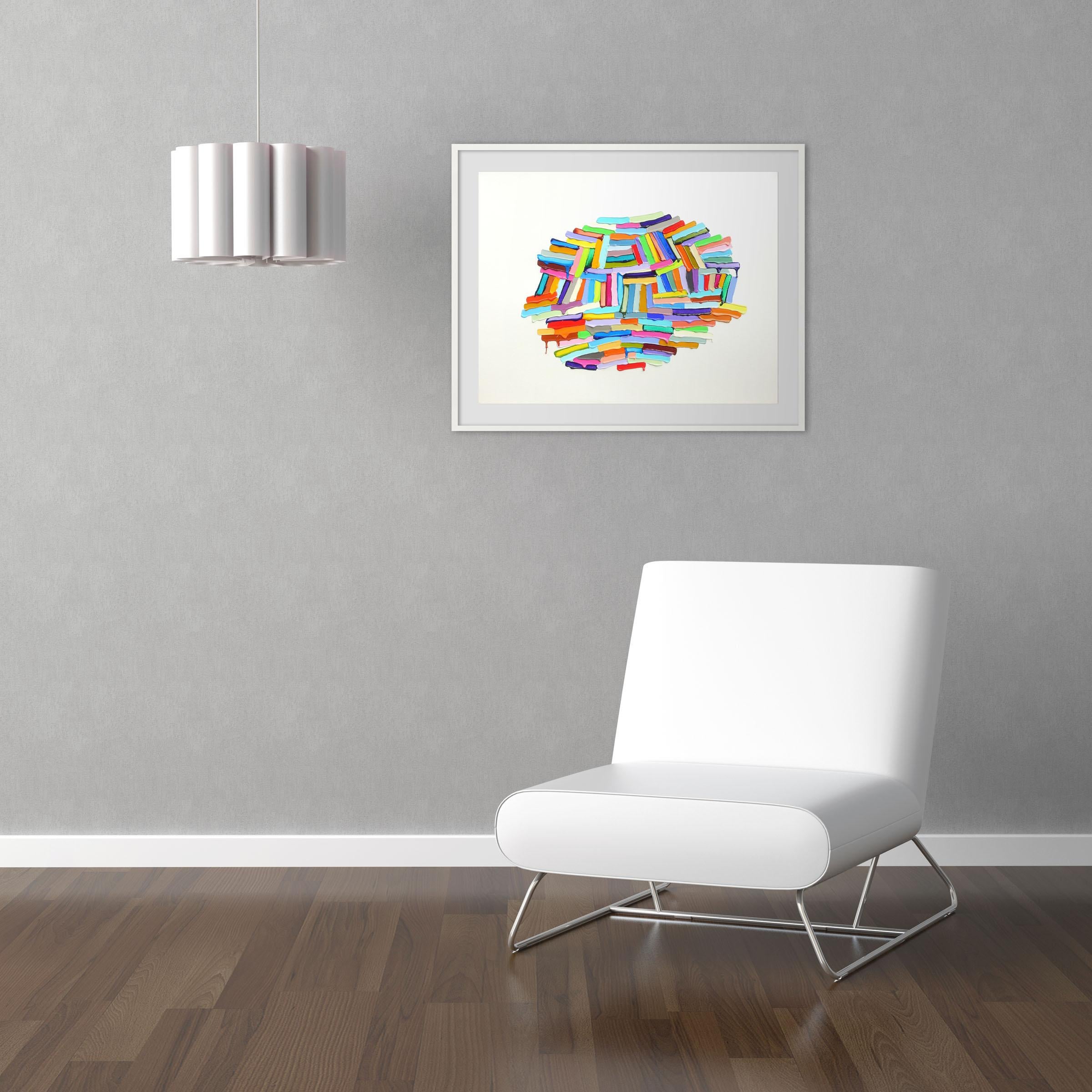 Tutto il mondo (Pittura astratta) - Painting di Martina Nehrling