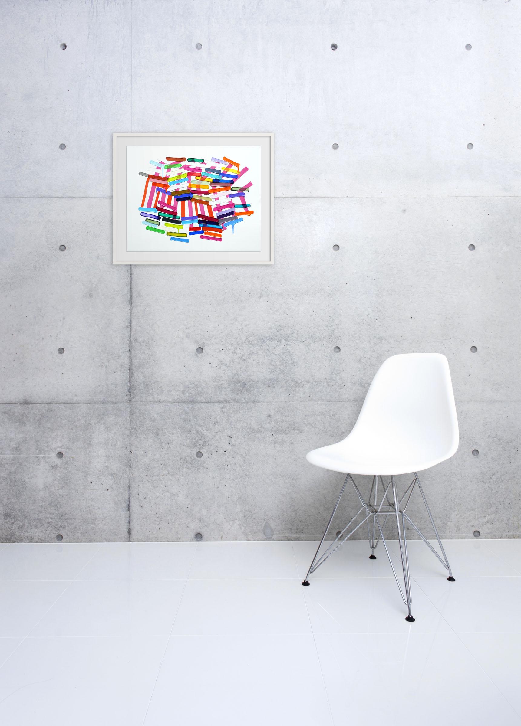 Bulk Candy (pittura astratta) - Painting di Martina Nehrling