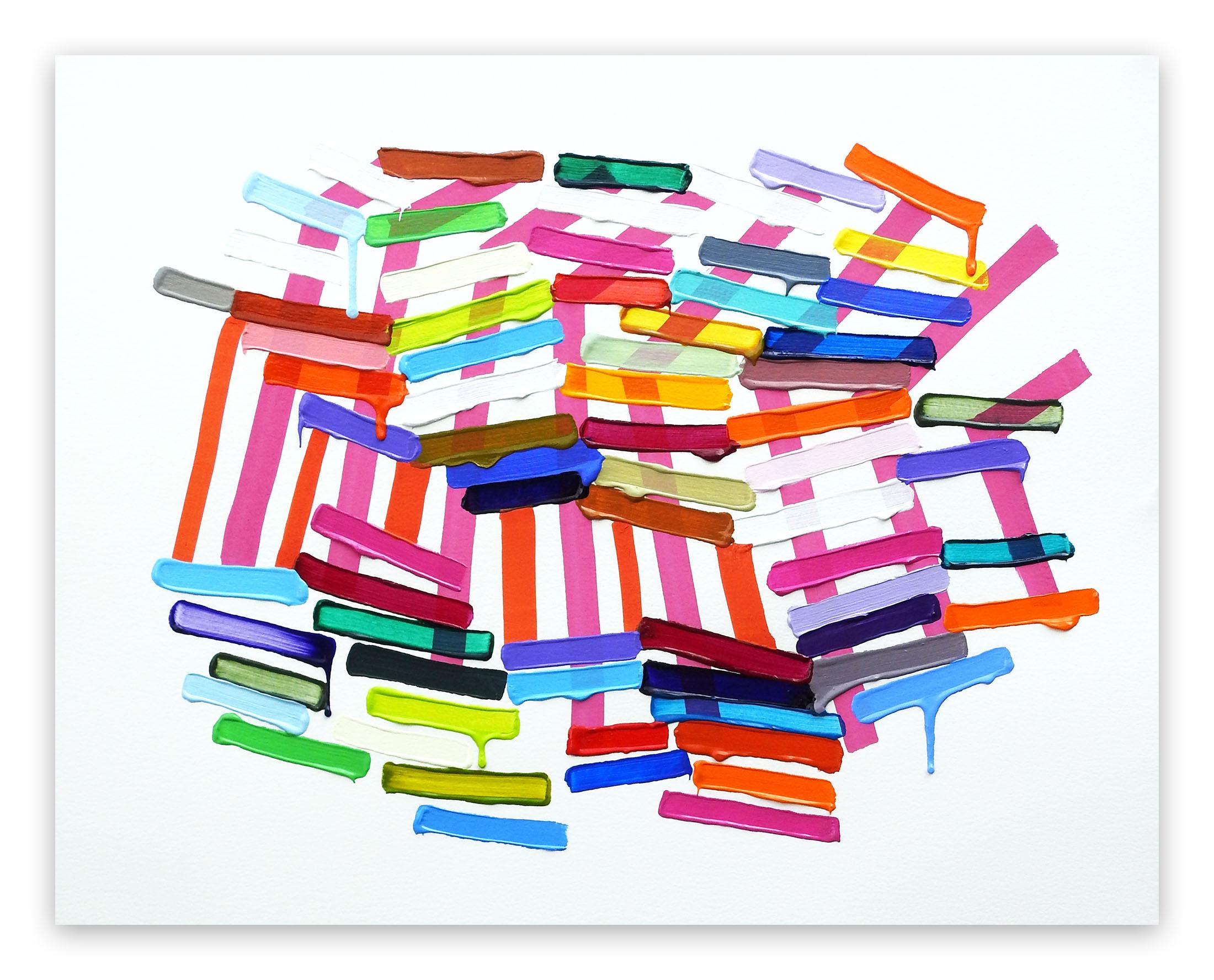 Abstract Painting di Martina Nehrling - Bulk Candy (pittura astratta)