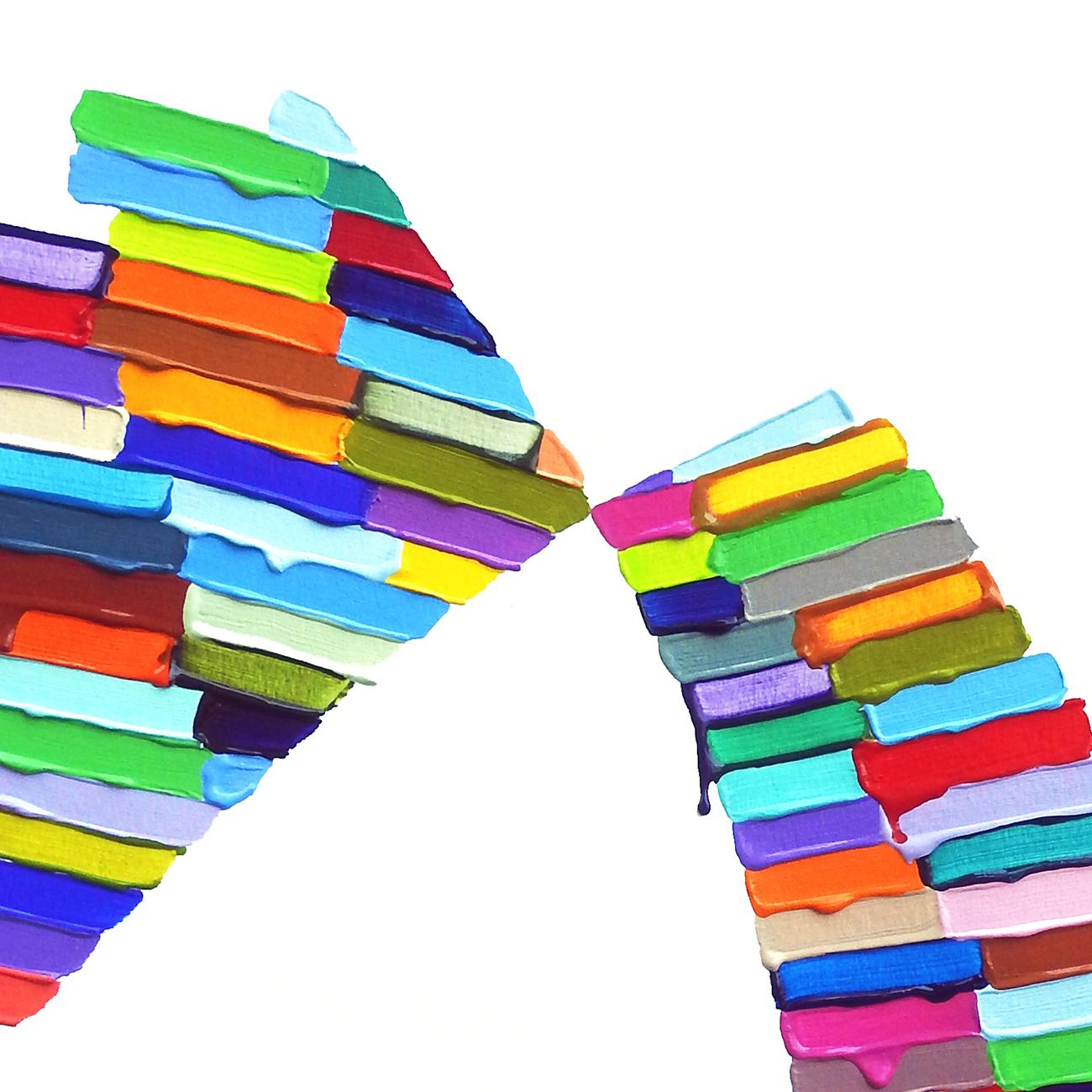 Flying Buttress 1 (Pittura astratta) - Painting Astratto di Martina Nehrling