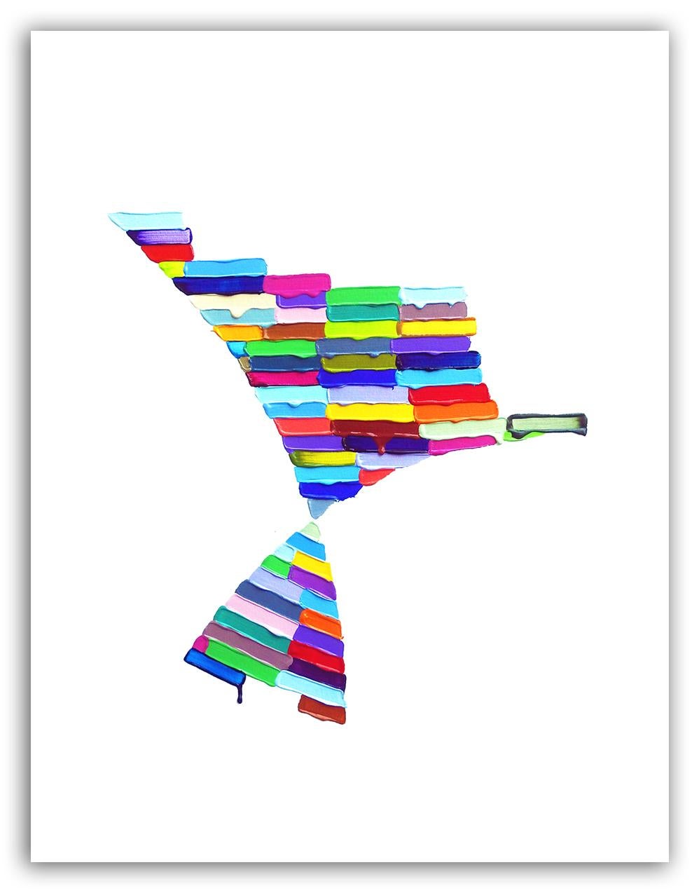 Abstract Painting di Martina Nehrling - Flying Buttress 2 (Pittura astratta)