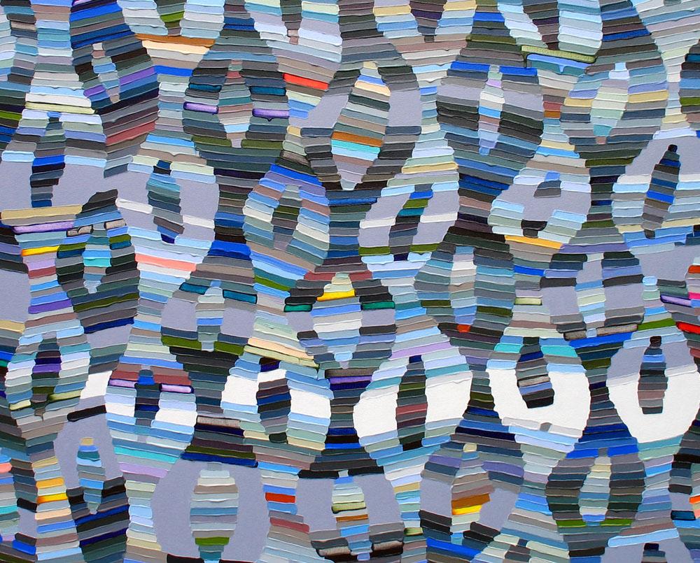 Fume (Pittura astratta) - Painting Astratto di Martina Nehrling