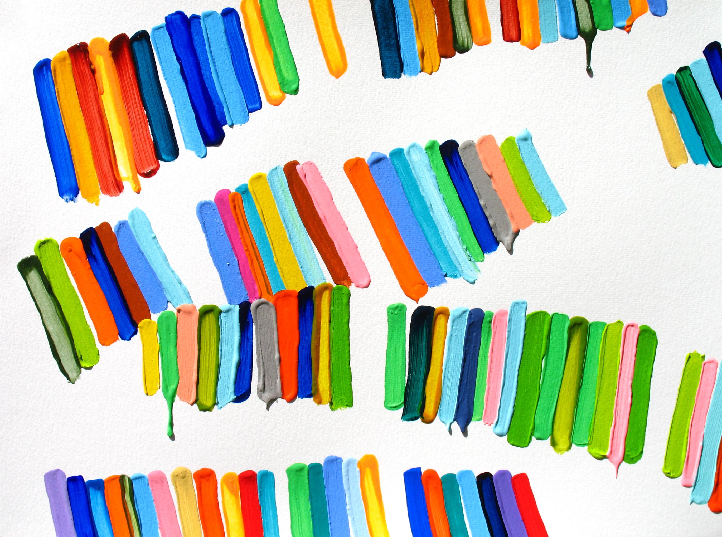 "Seducida por la complejidad formal del color, me deleito en su resbaladizo emotivismo y disfruto explotando su controvertido decorativismo.  La inextricabilidad de estos aspectos únicos del color estimula continuamente mi compromiso.  Sintonizada