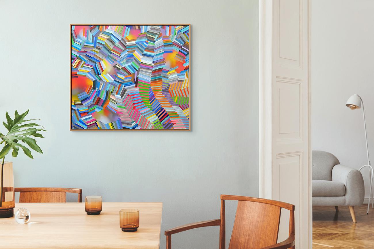 Negoziazione 1 (Pittura astratta) - Painting di Martina Nehrling