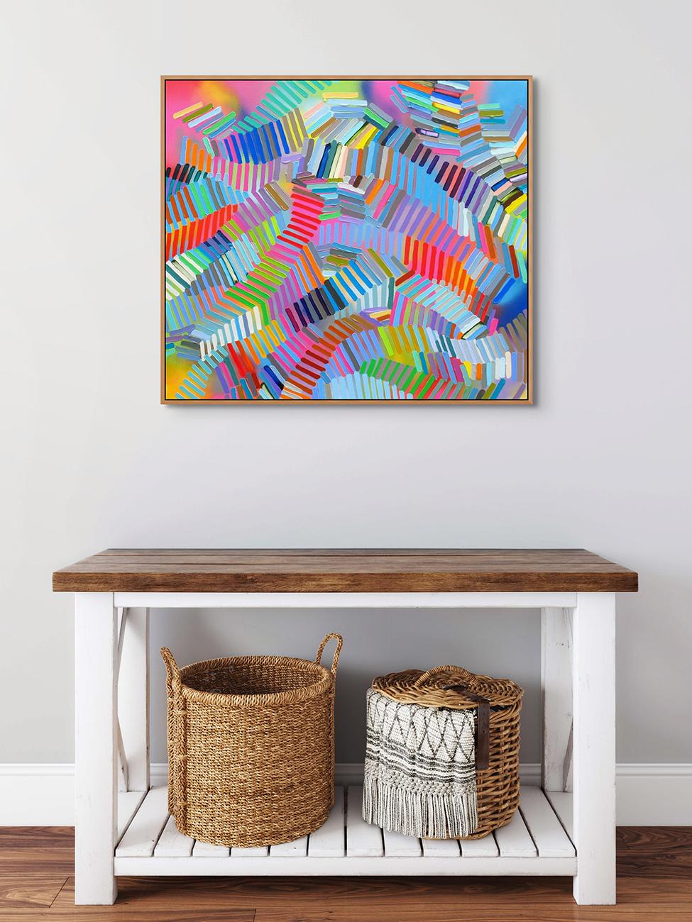 Negoziazione 2 (Pittura astratta) - Painting di Martina Nehrling