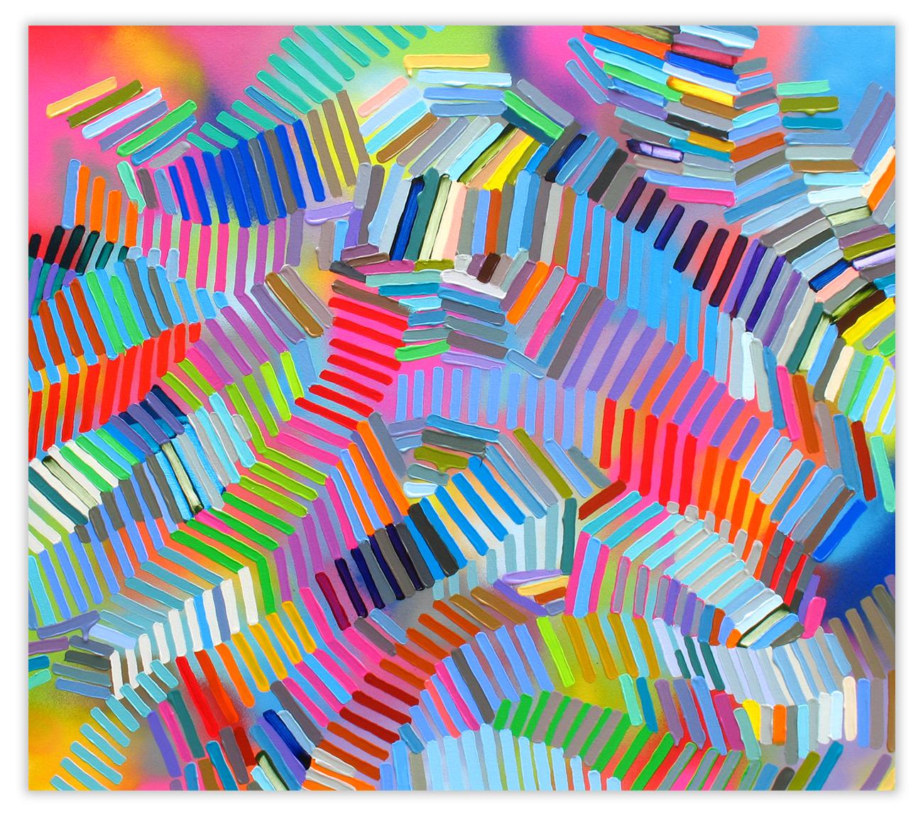 Abstract Painting di Martina Nehrling - Negoziazione 2 (Pittura astratta)