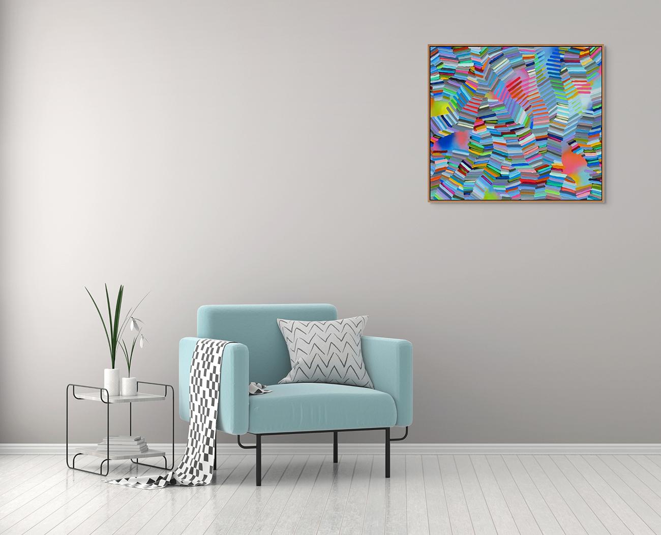 Negoziazione 3 (Pittura astratta) - Painting di Martina Nehrling