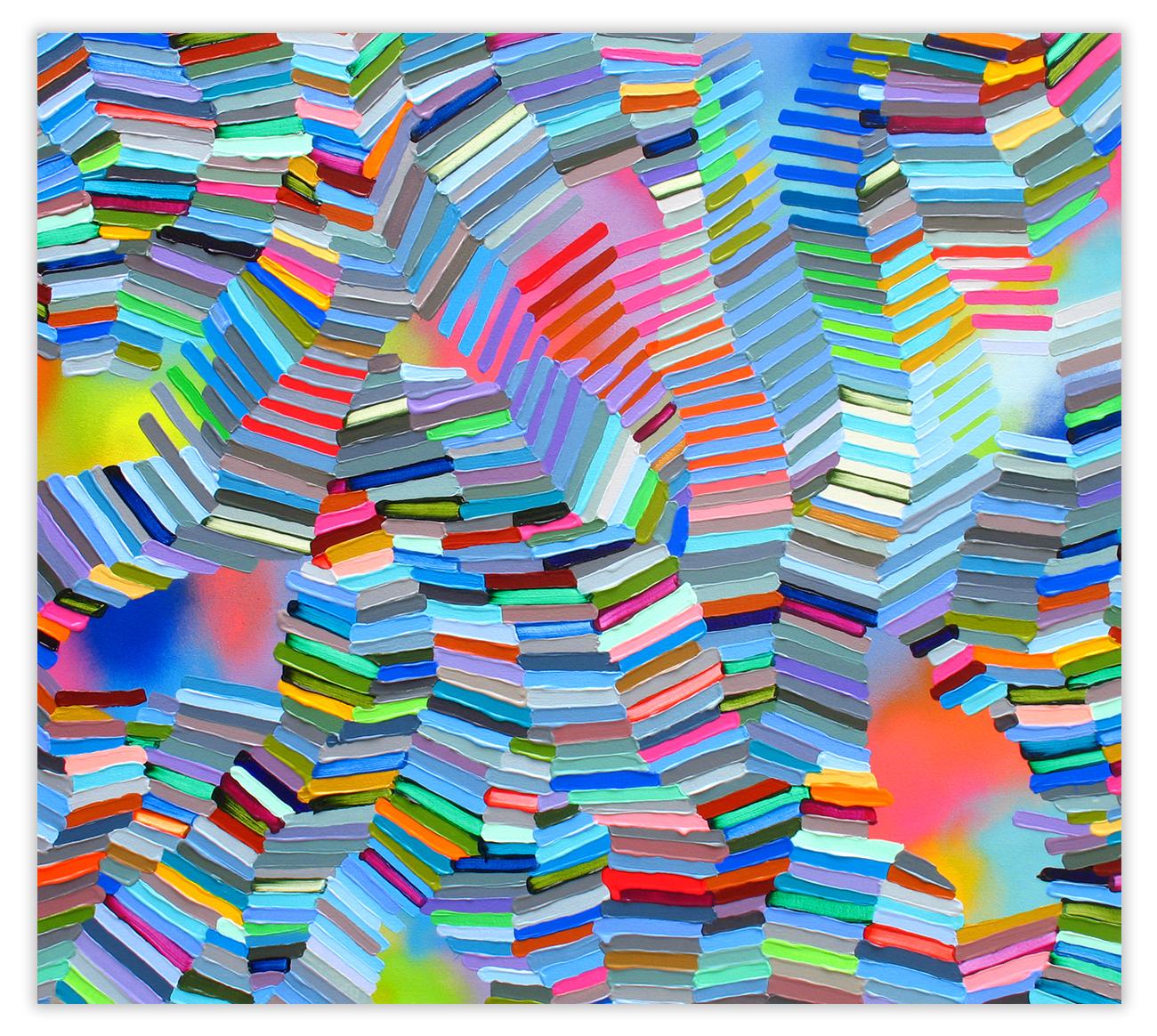 Abstract Painting di Martina Nehrling - Negoziazione 3 (Pittura astratta)