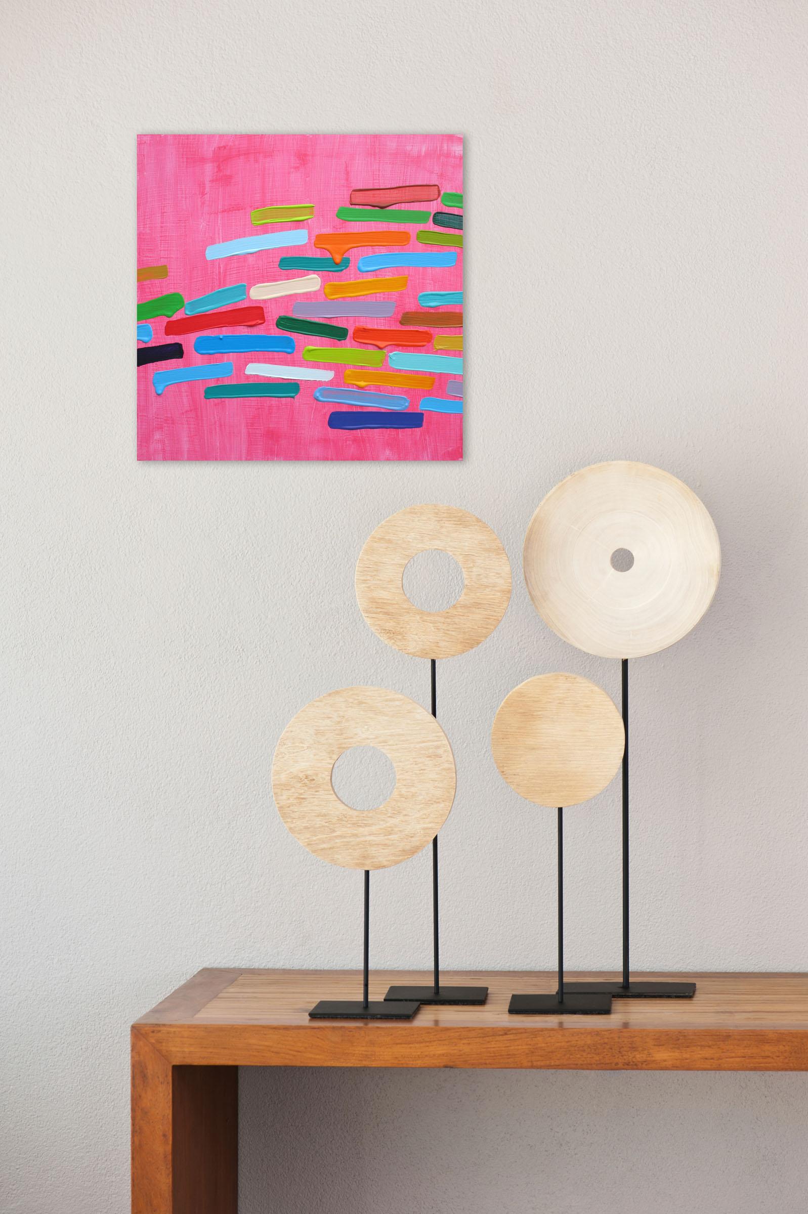Un bel po' (Pittura astratta) - Painting di Martina Nehrling
