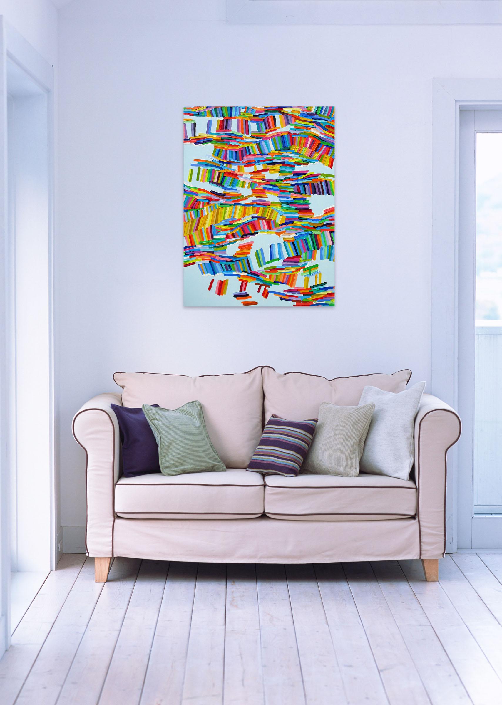 Wishful thinking (Abstract painting) - Painting by Martina Nehrling