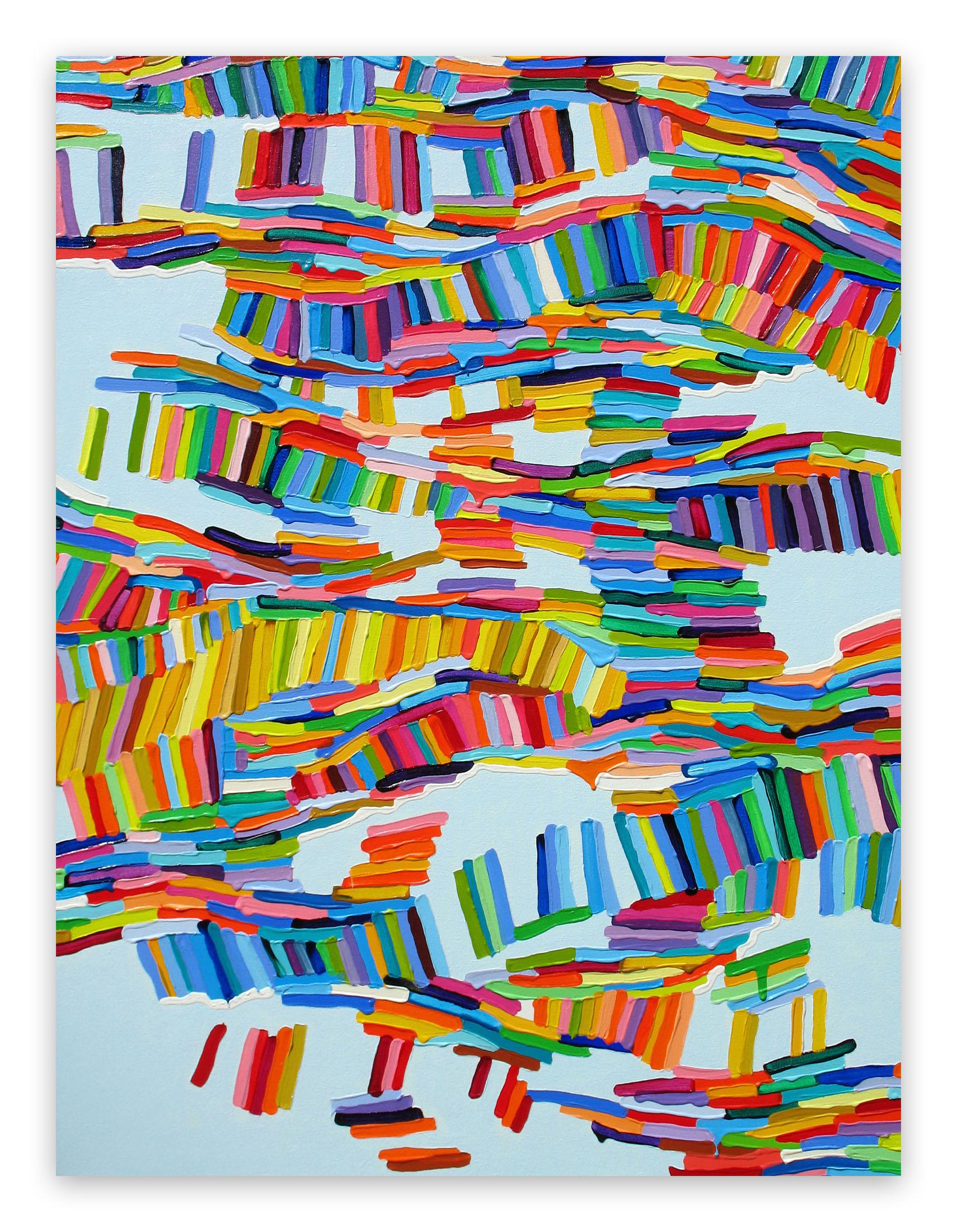 Martina Nehrling Abstract Painting - Wishful thinking (Abstract painting)