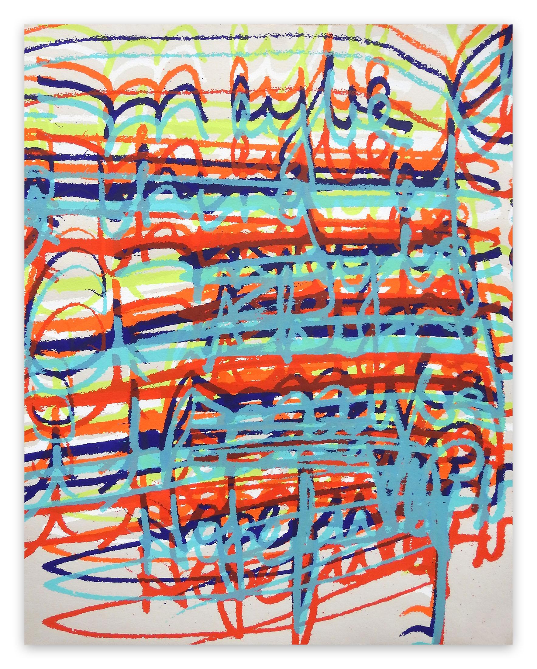 Abstract Print de Martina Nehrling - Quizá Quizá Ojalá (Impresión abstracta)