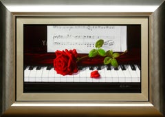 Rose on a Piano