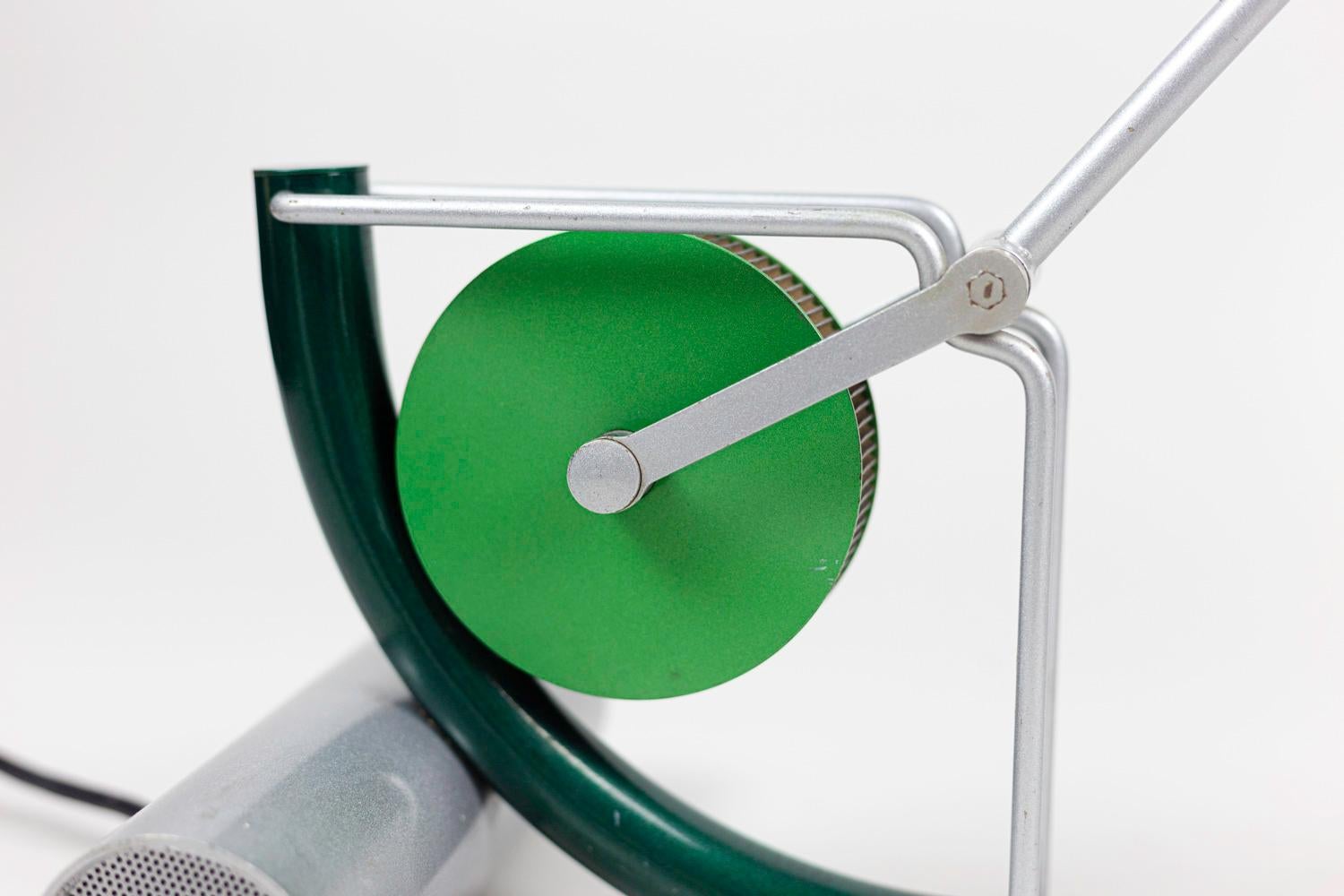 Martine Bedin, “Light” Lamp in Metal and Plastic, 1980s 2