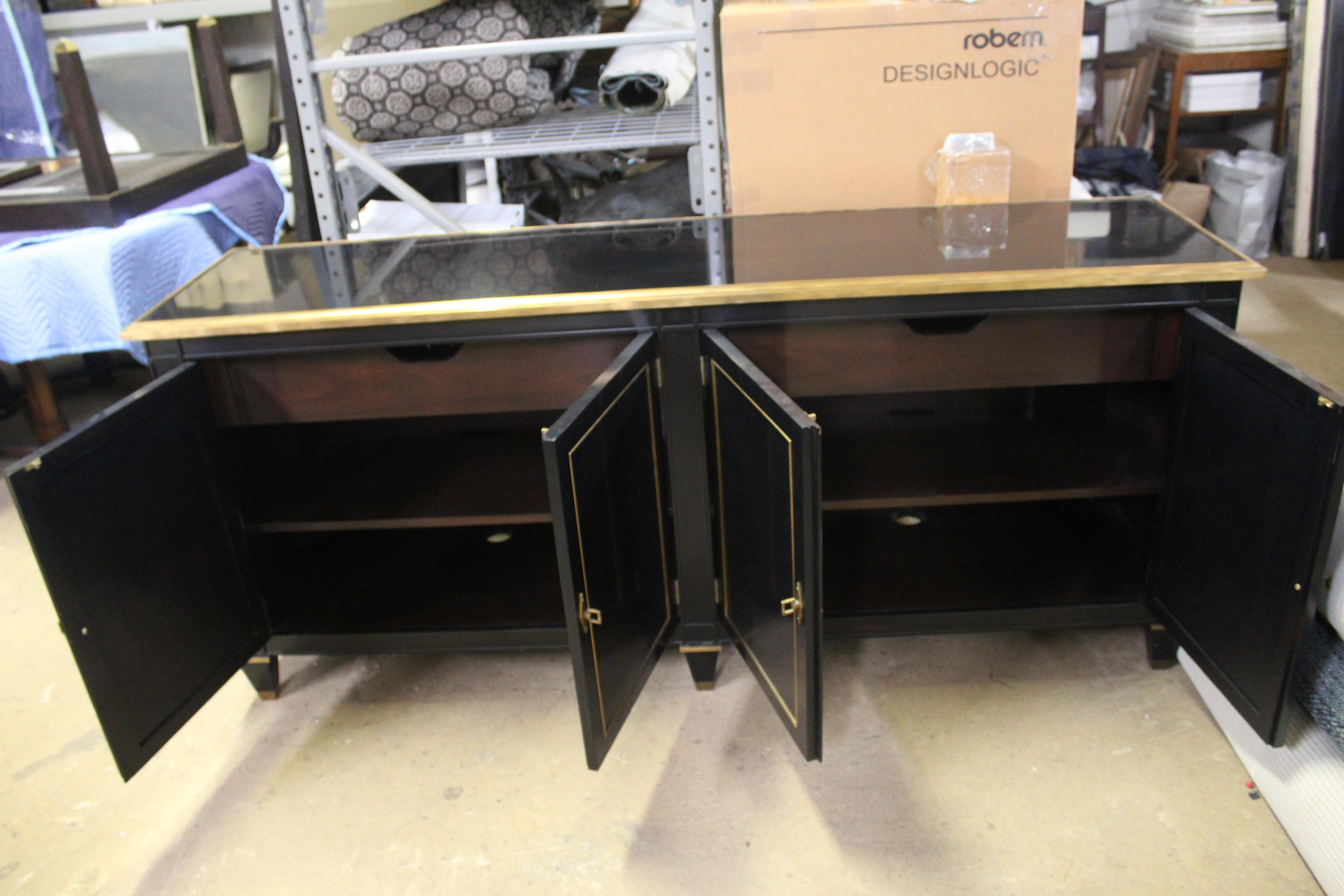Martine Cabinet by Michael S Smith for Baker Furniture In Excellent Condition In Geneva, IL