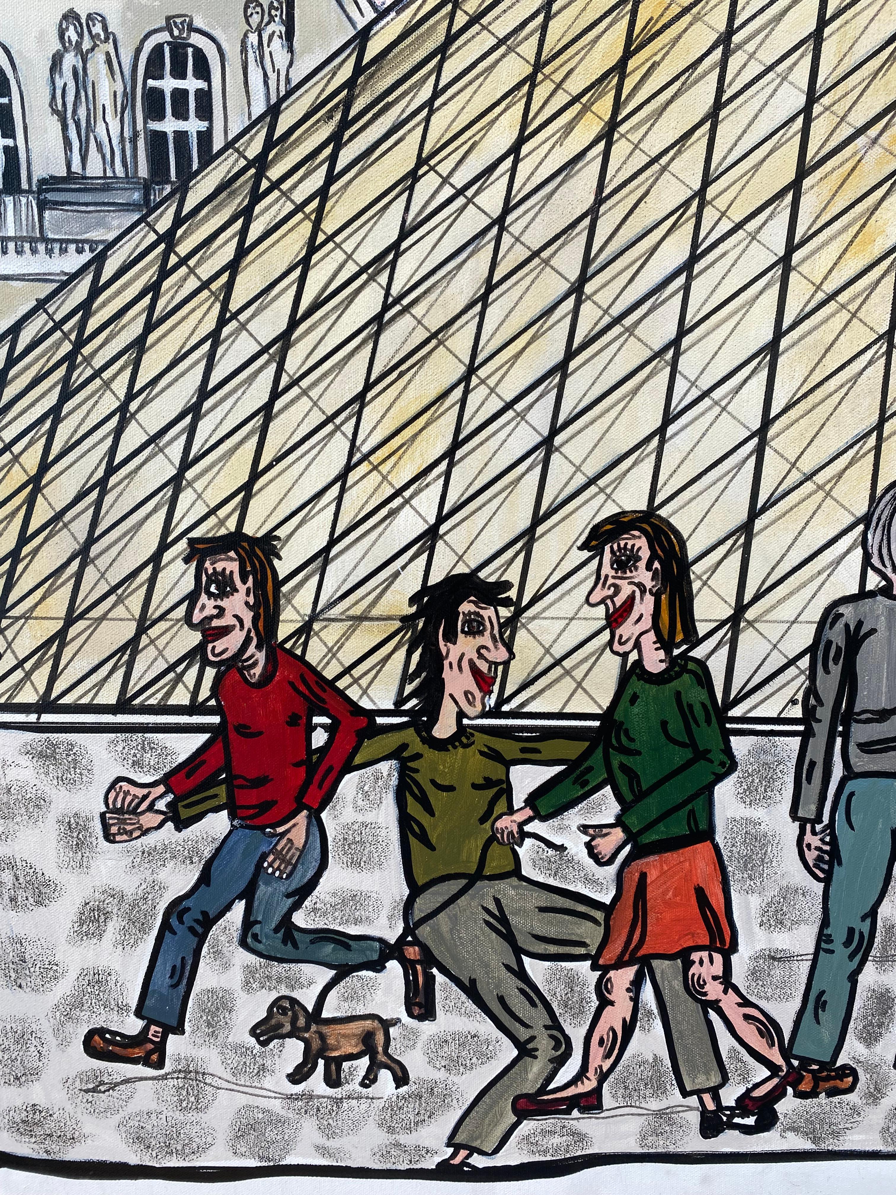 Martine Coloos (B.1970)
La Pyramide du Louvre
Mixed media on canvas
100 x 100 cm / 39.37 x 39.37 inches
2023

Née en 1970, Martine Coloos est autodidacte. Elle commence à peindre avec sa mère alors qu’elle n’a que 4 ans. Elle fut dès son plus jeune
