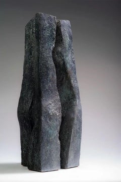 Duo de Martine Demal - Sculpture contemporaine en bronze, diptyque, couple