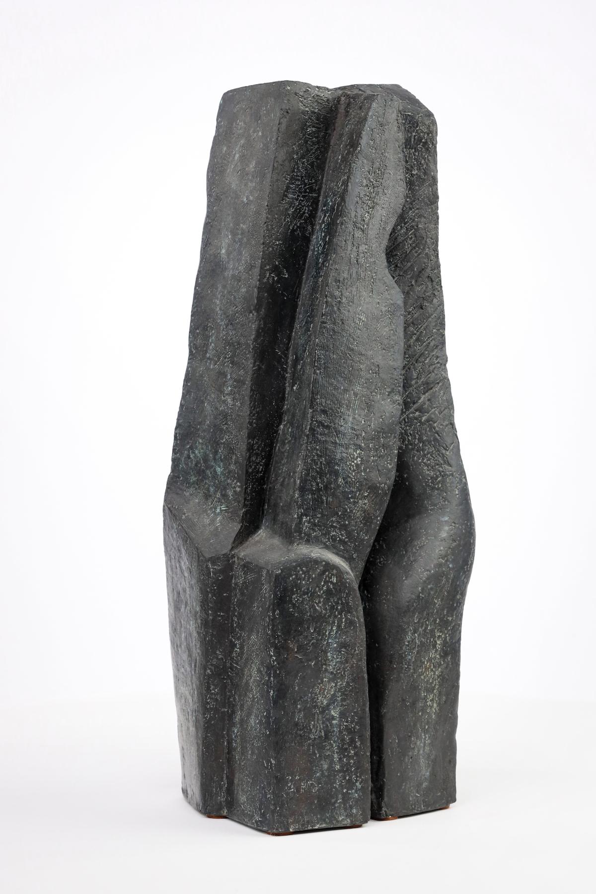 Dúo de Martine Demal - Escultura contemporánea de bronce, semiabstracta en venta 5