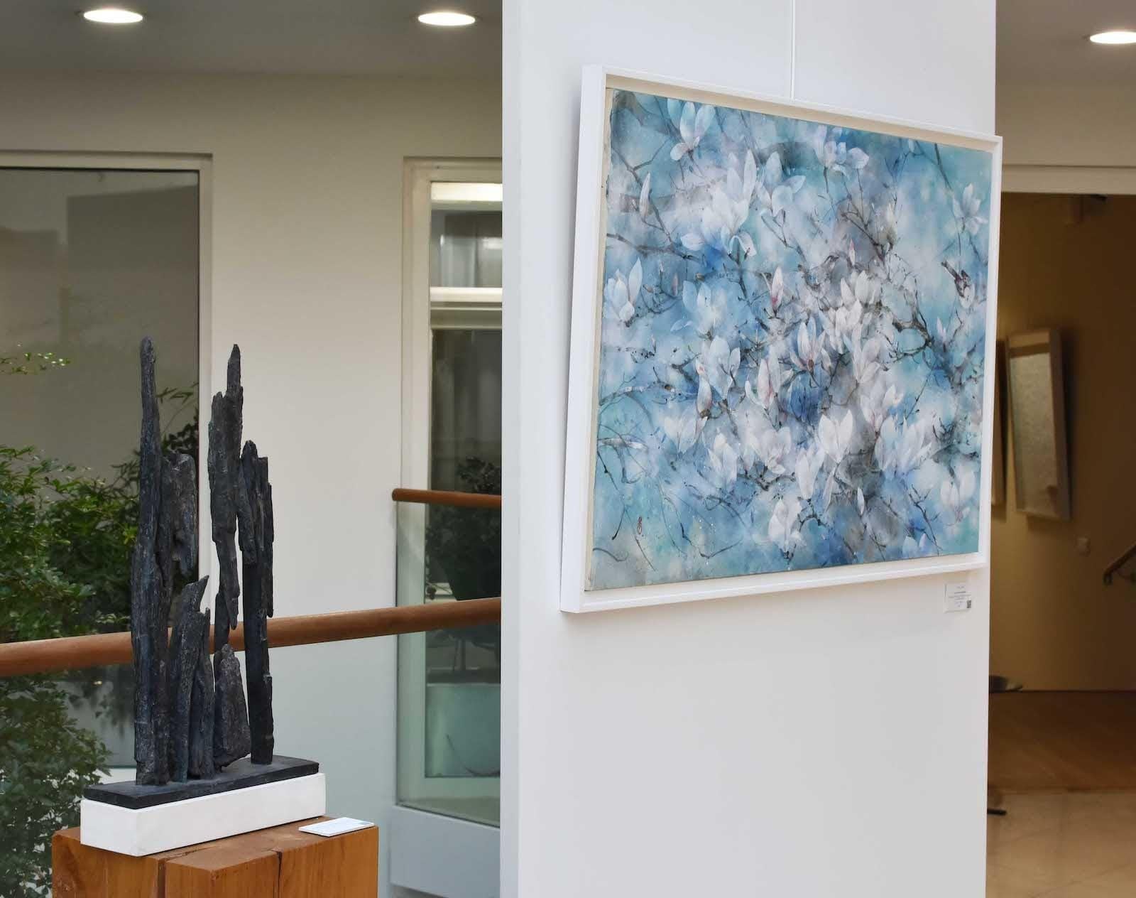 Fragmento n°2 de Martine Demal - Escultura de bronce, abstracta, armonía de formas en venta 4