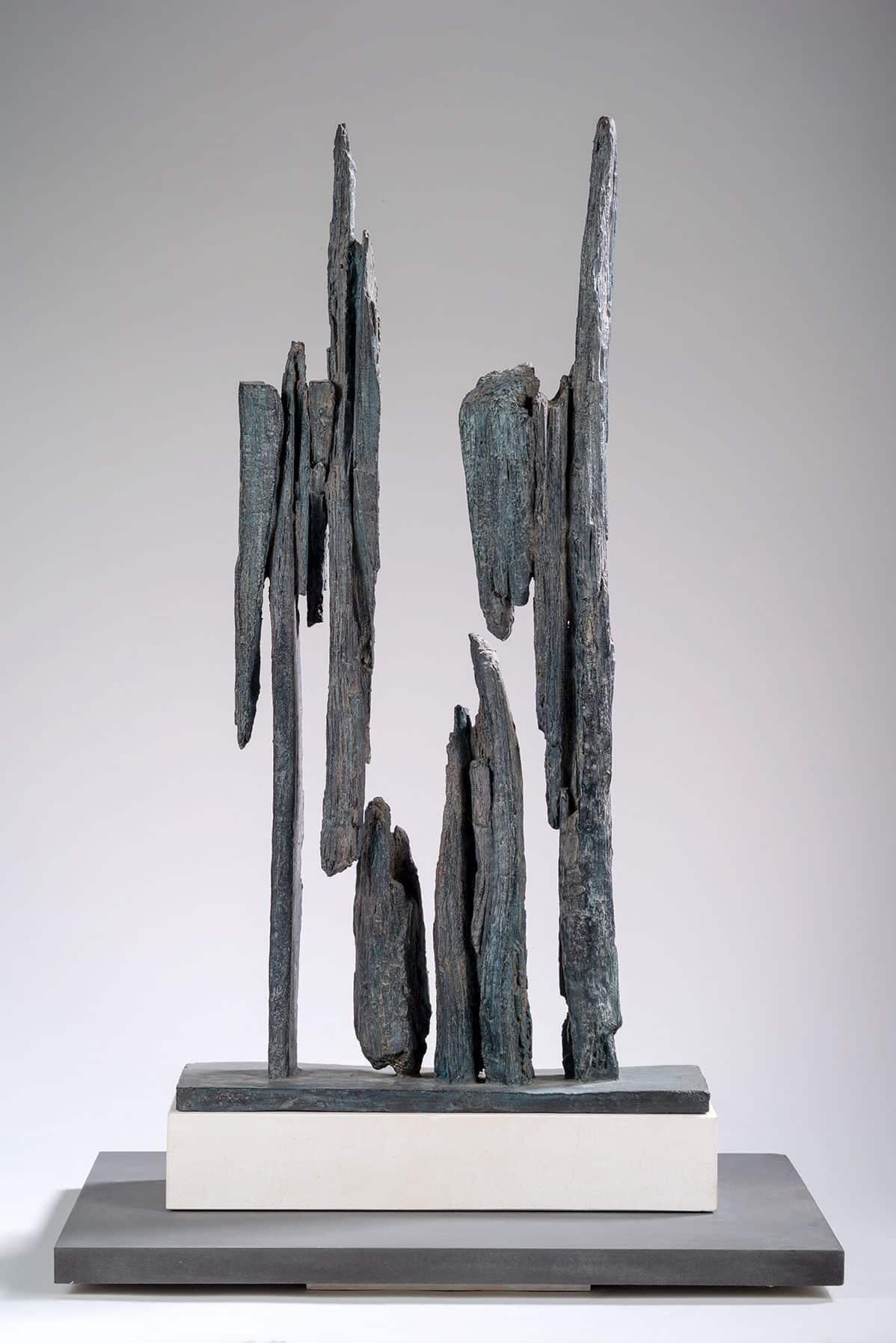 Fragment n°2 is a bronze sculpture by contemporary artist Martine Demal, dimensions including patinated brass base are 60 × 30 × 10.5 cm (23.6 × 11.8 × 4.1 in). 
The sculpture is signed and numbered, it is part of a limited edition of 8 editions + 4