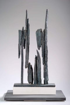 Fragment n°2 by Martine Demal - Bronze sculpture, abstract, harmony of forms