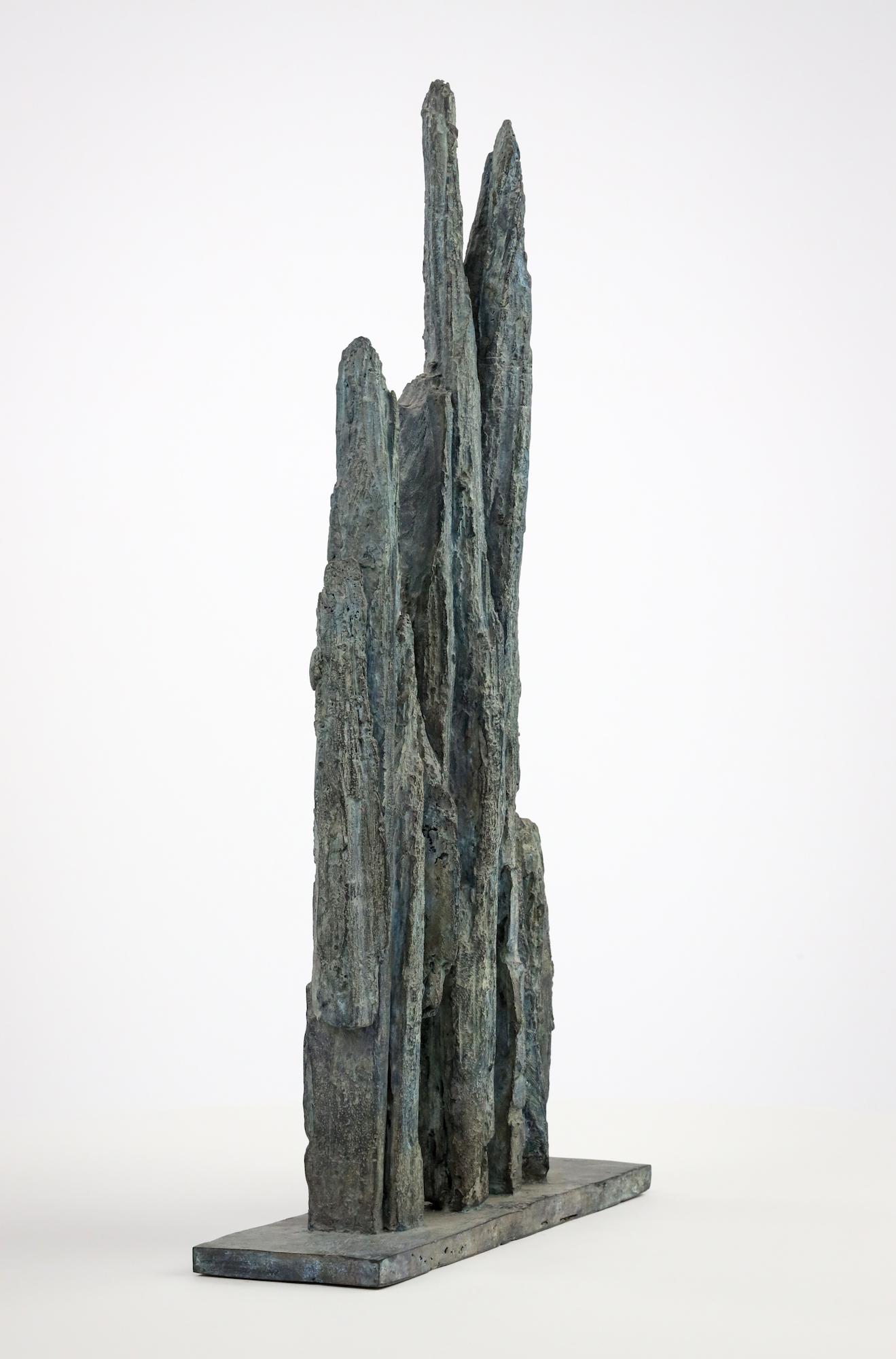 Fragmento n°3 de Martine Demal - Escultura de bronce, abstracta, armonía de formas en venta 9