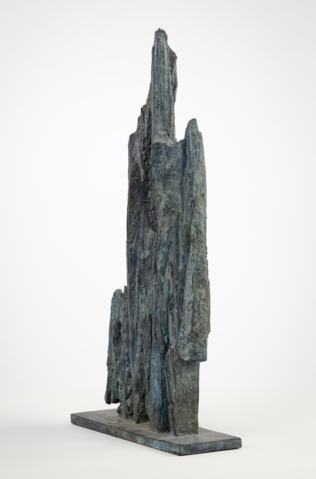 Fragmento n°3 de Martine Demal - Escultura de bronce, abstracta, armonía de formas en venta 5