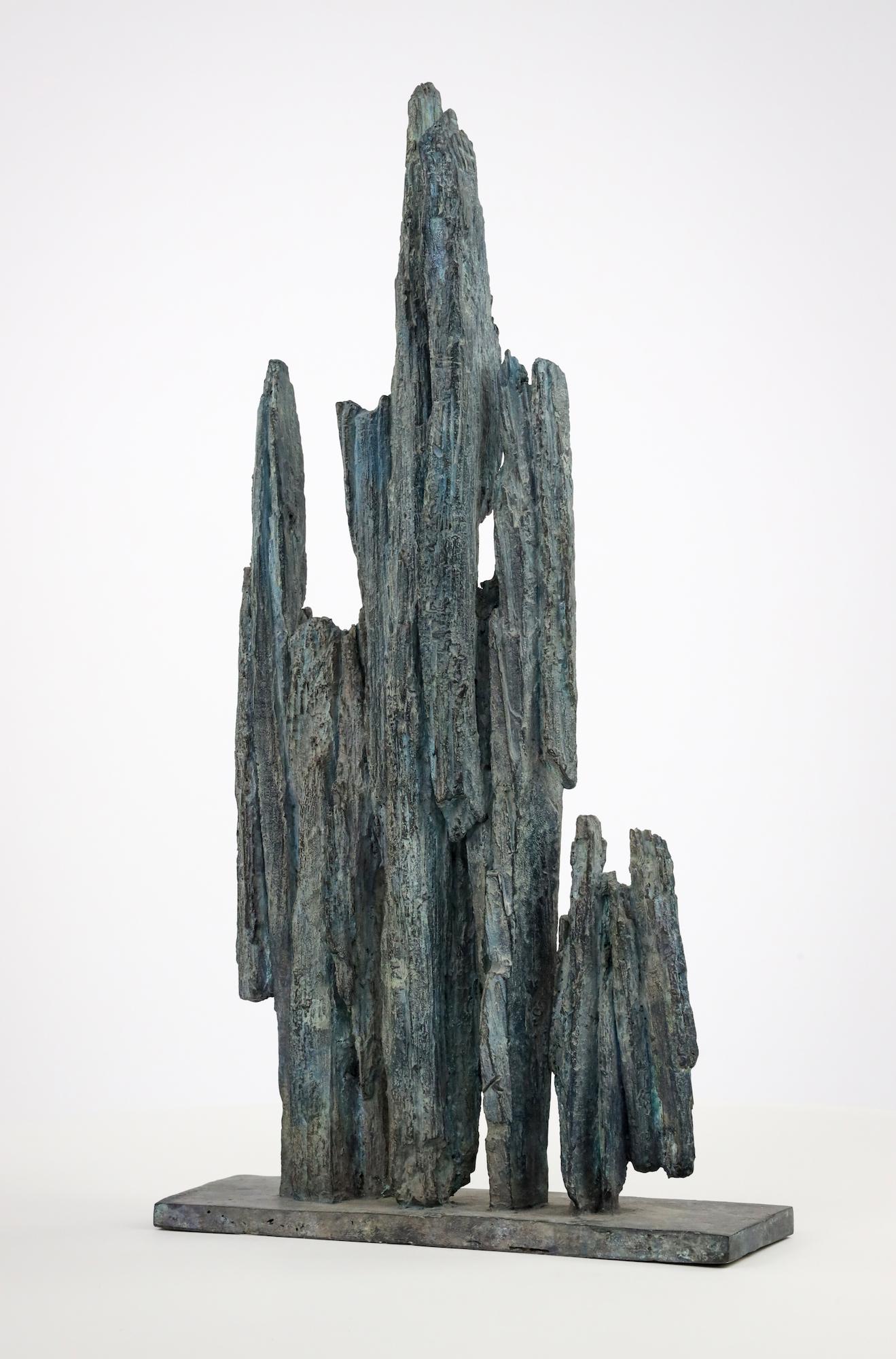Fragmento n°3 de Martine Demal - Escultura de bronce, abstracta, armonía de formas en venta 7