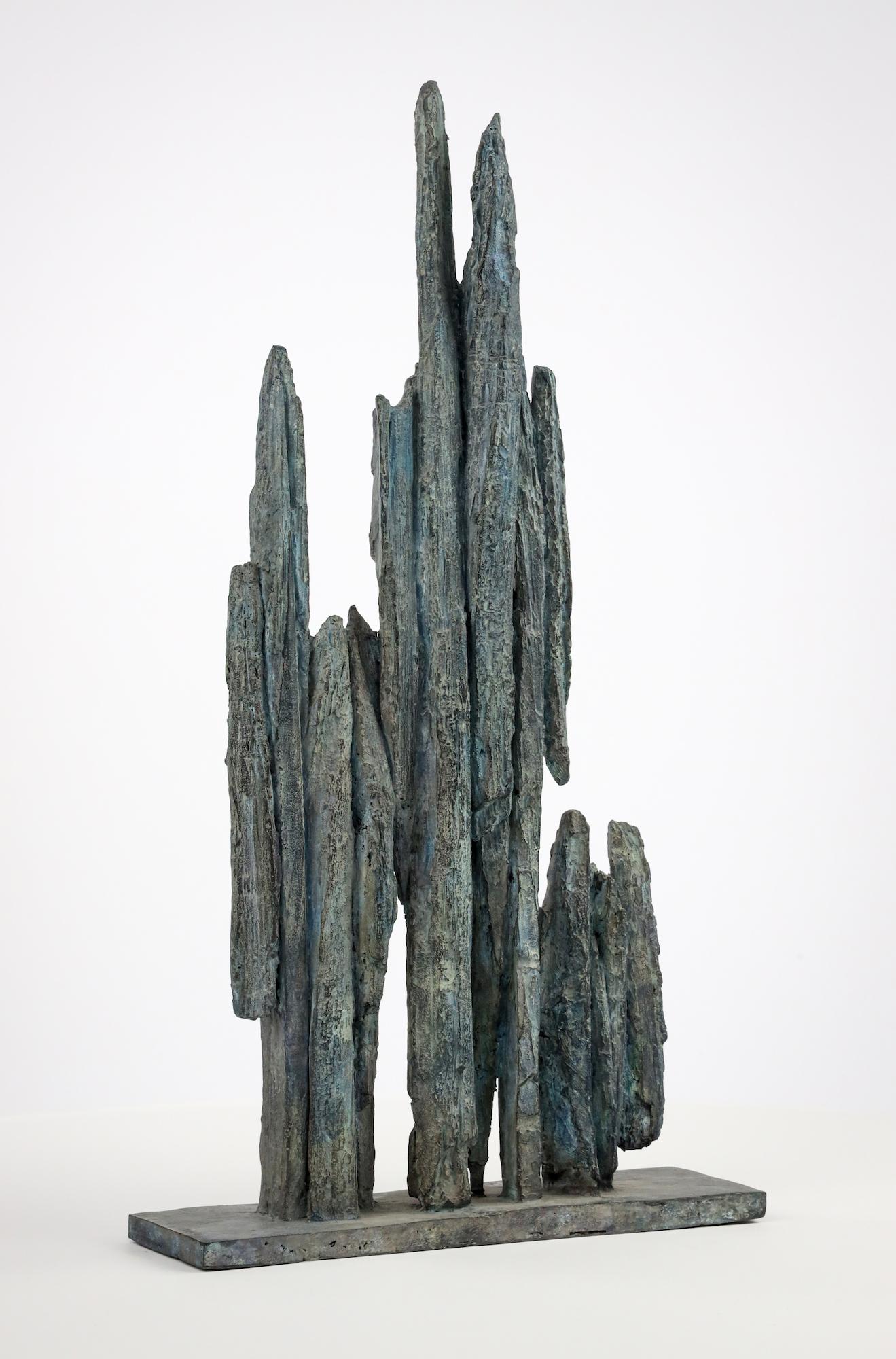 Fragmento n°3 de Martine Demal - Escultura de bronce, abstracta, armonía de formas en venta 8