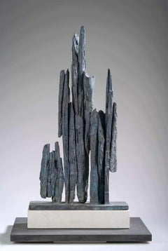 Fragmento n°3 de Martine Demal - Escultura de bronce, abstracta, armonía de formas